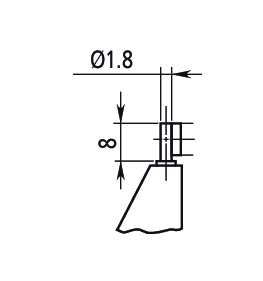 Mitutoyo Tüp Mikrometre 0-25 mm | 115-115 Teknik Çizim