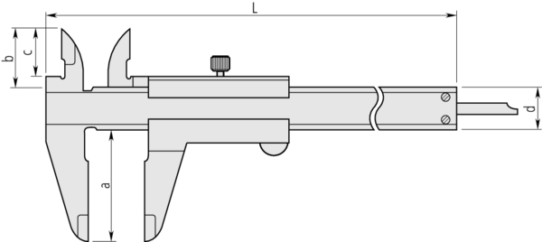 Mitutoyo Verniyerli Kumpas 0-150/0,05mm (Metrik) | 530-101 Teknik