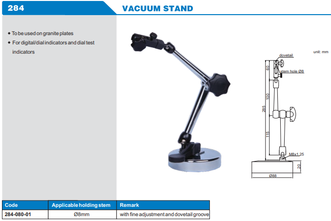 Accud Vakumlu Stand 284 Serisi