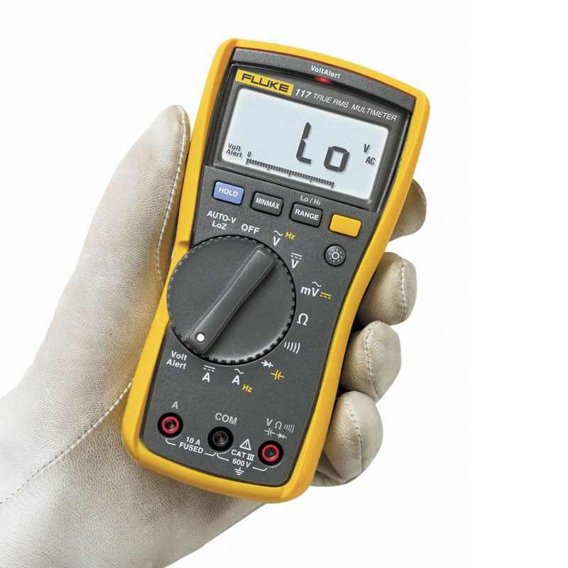 Temassız Voltajlı Elektrikçi Multimetresi | FLUKE-117 EUR