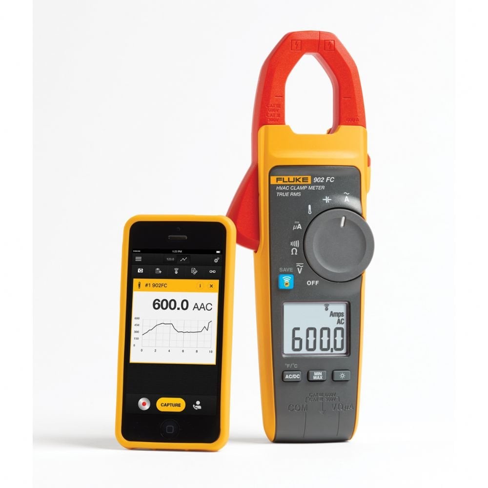 TRMS Wireless HVAC ClampMeter | FLUKE-902 FC Resim-1