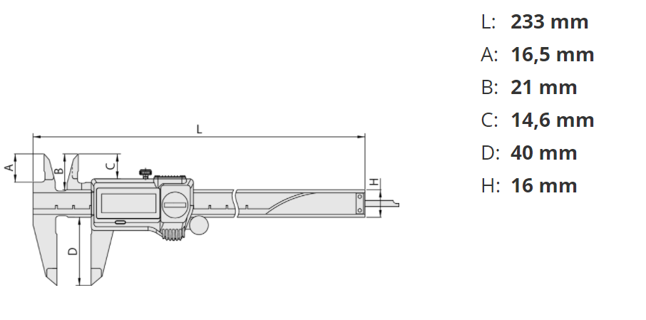 Mitutoyo Dijital Kumpas 500-727-20