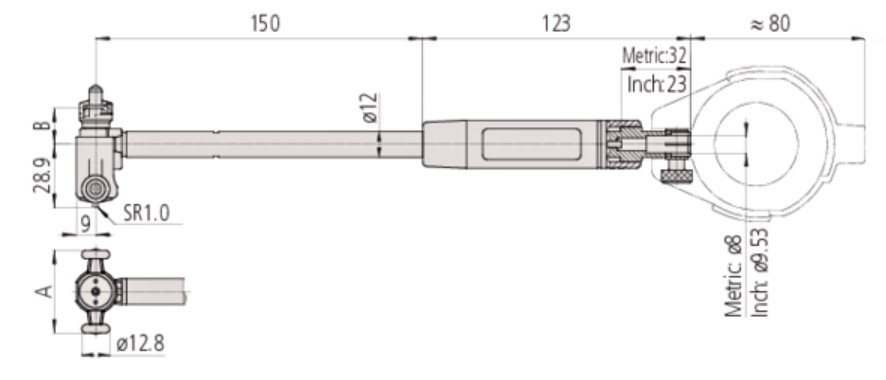 Mitutoyo Silindir Komparatörü 50-150mm | 511-723