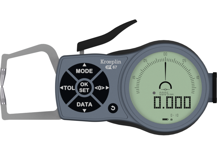 Kroeplin Dijital Dış Çap Kanal Komparatörü '0-10 mm' | K110