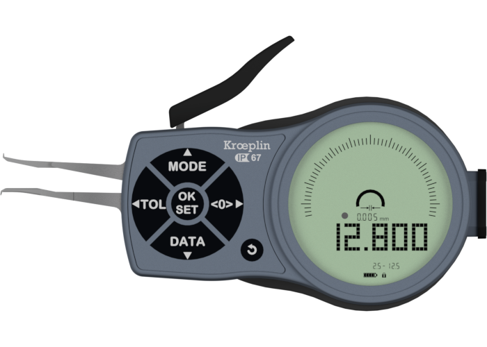 Kroeplin Dijital İç Çap Kanal Komparatörü '2.5-12.5 mm' | L102