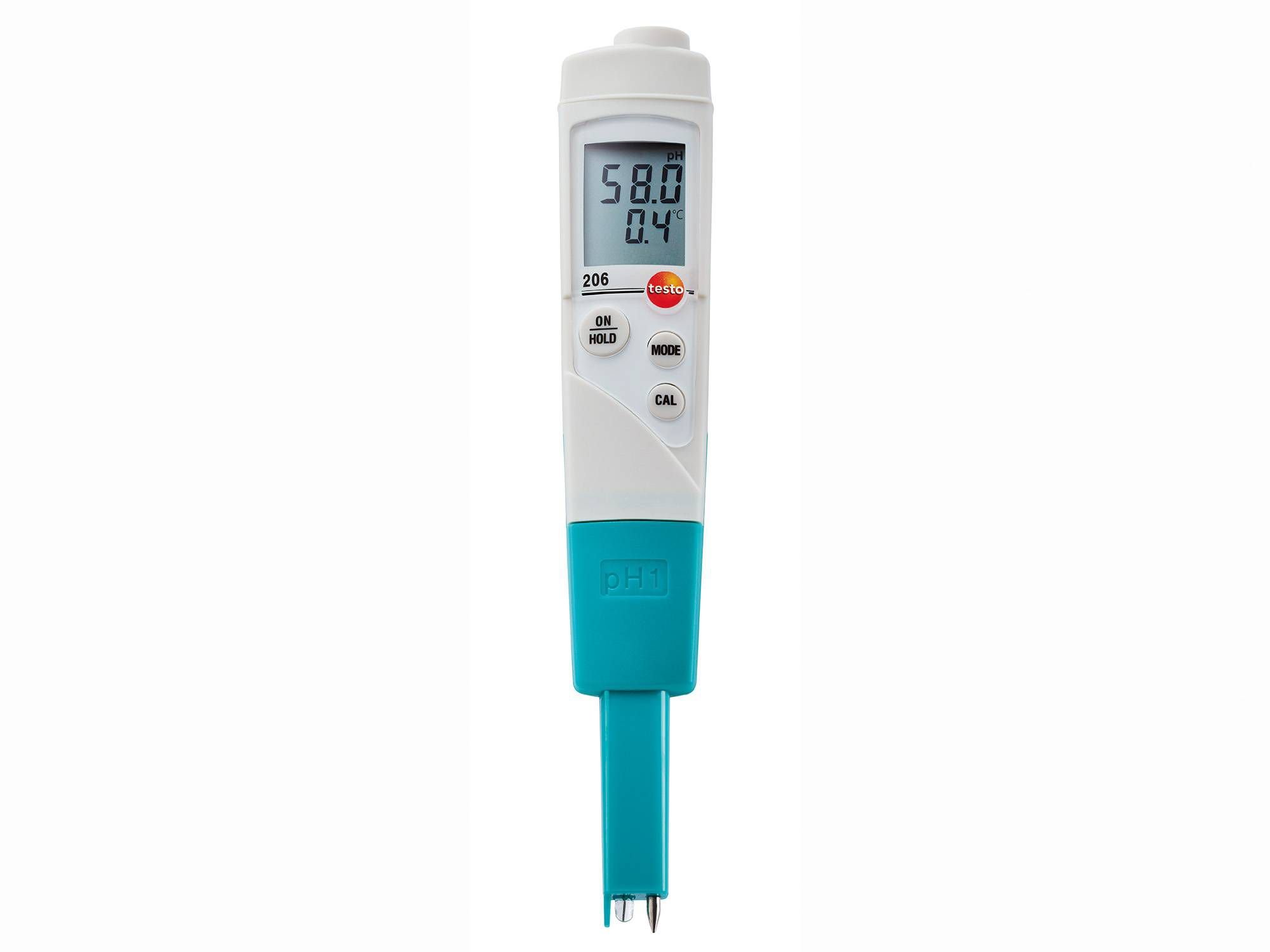 Testo pH ve Sıcaklık Ölçüm Cihazı Çantalı Set | Testo 206 Resim