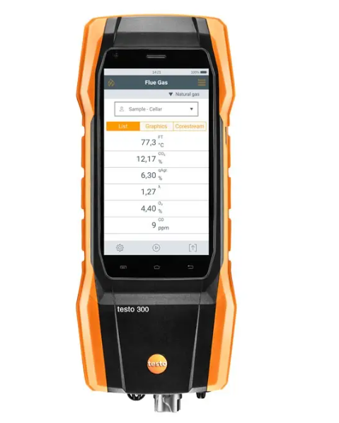 Testo Baca Gazı Analiz Cihazı (Yazıcılı Set) 15000 PPM | Testo 300 LL Resim-3