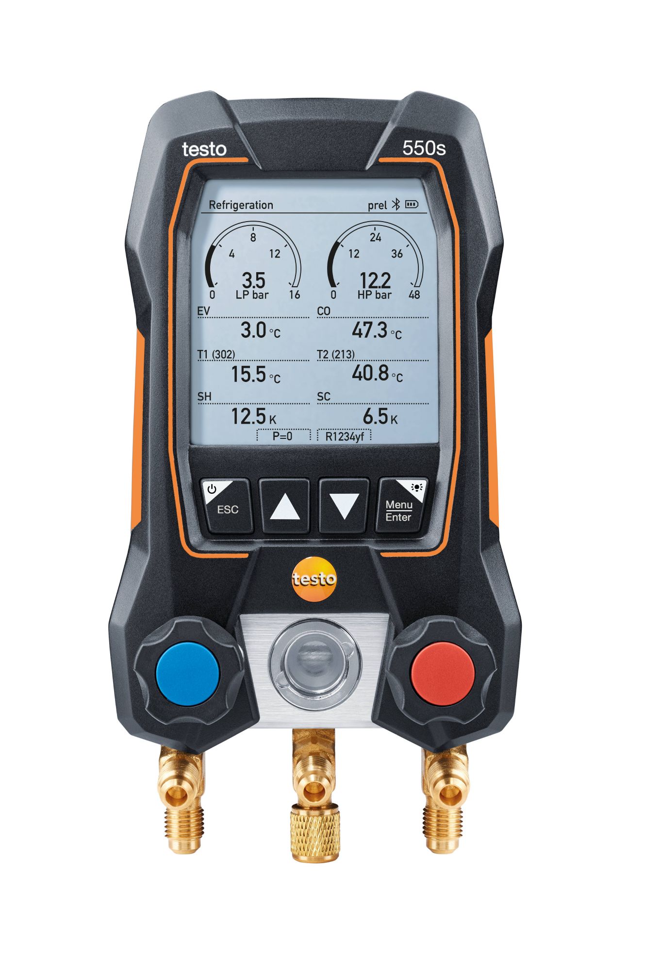 Testo Akıllı Dijital Manifold Seti | Testo 550S Resim-2